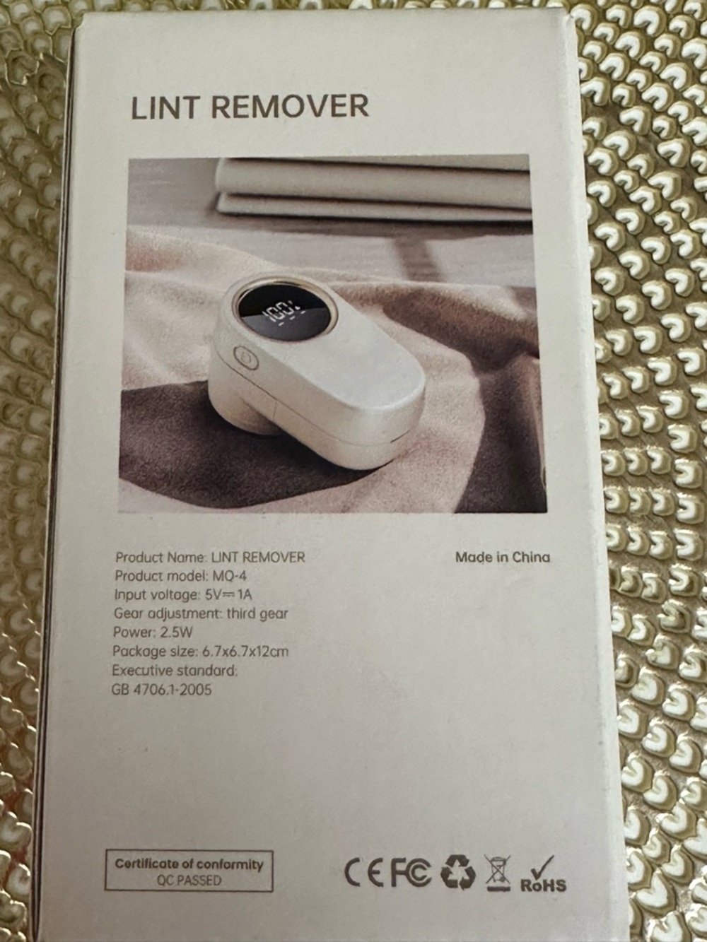 Electric Lint Remover - Gray - Picture 4 of 5